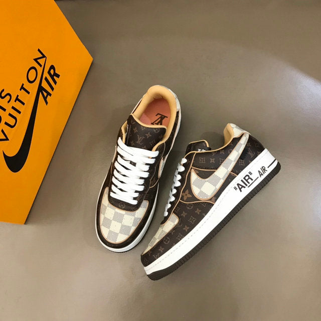 Premium Brown Monogram Luxury Sneakers