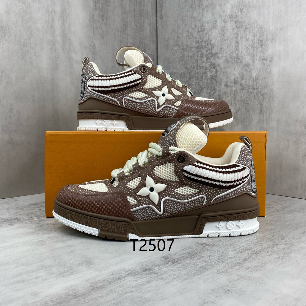 Luxury Brown Designer Sneakers