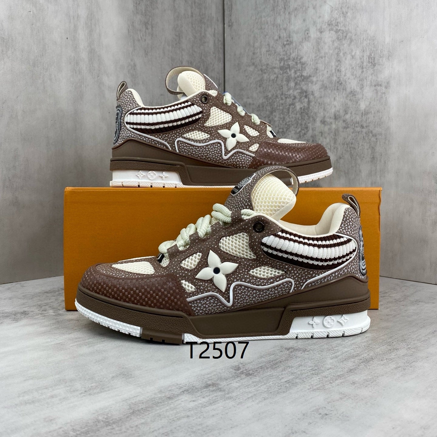 Luxury Brown Designer Sneakers