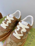 Luxury Designer Style Sneakers – Brown Casual Shoes