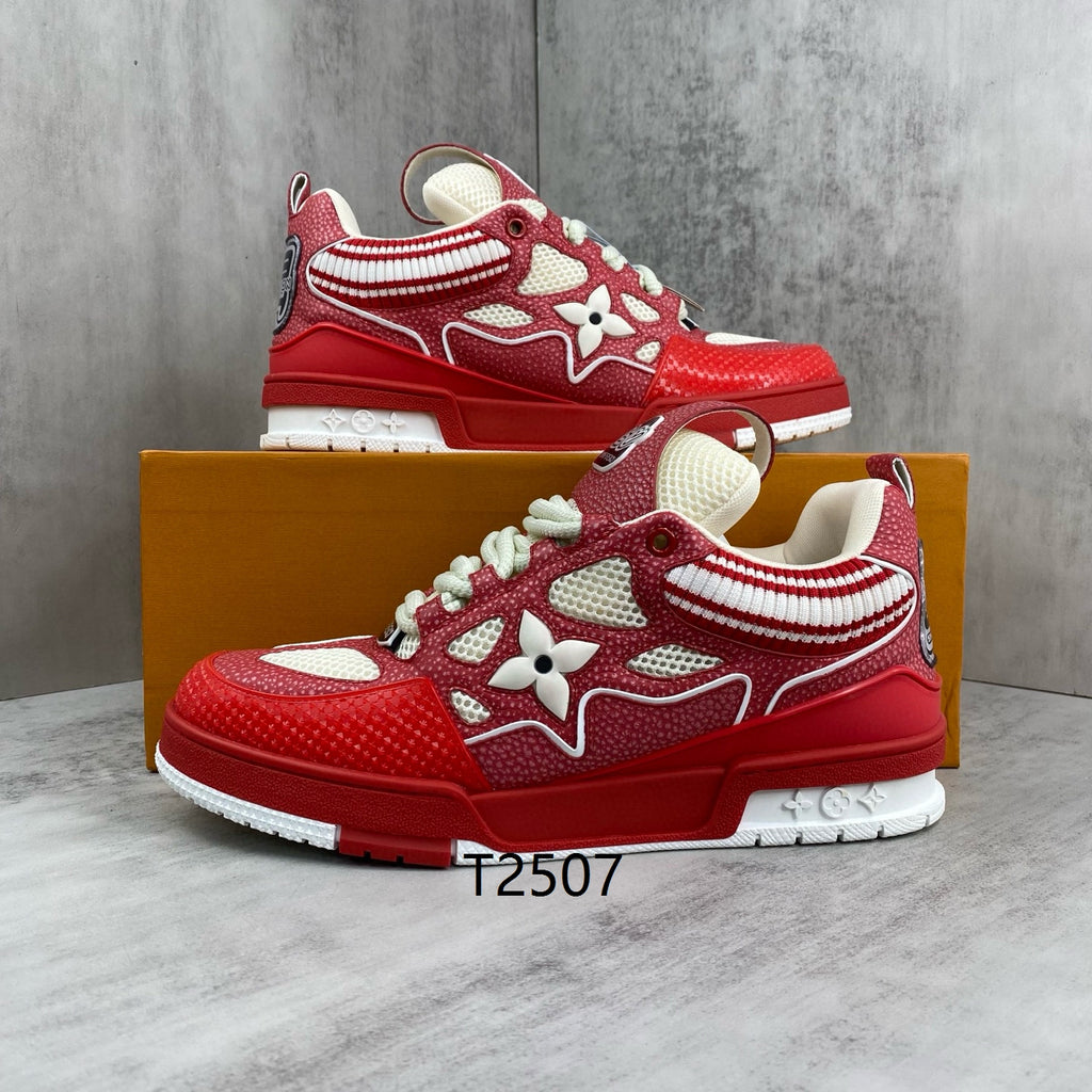 Luxury Red Designer Sneakers