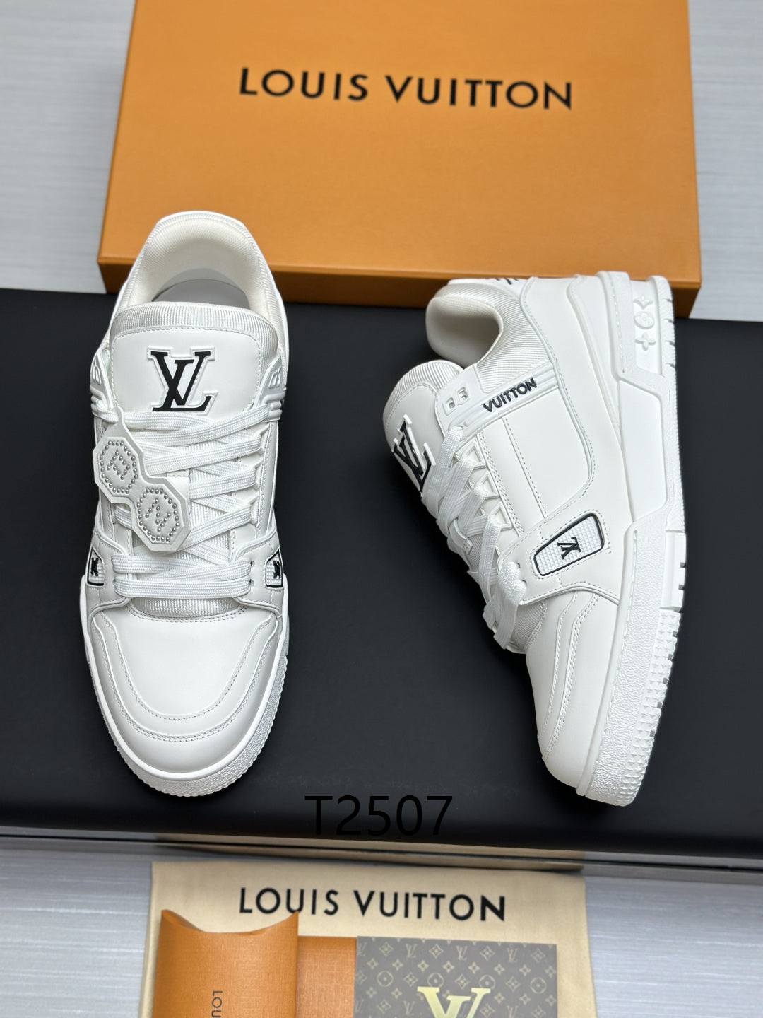 Luxury White Designer Sneakers