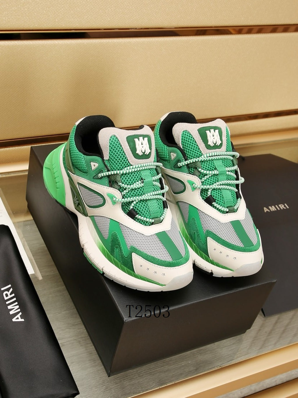 Luxury Green Runner Sneakers