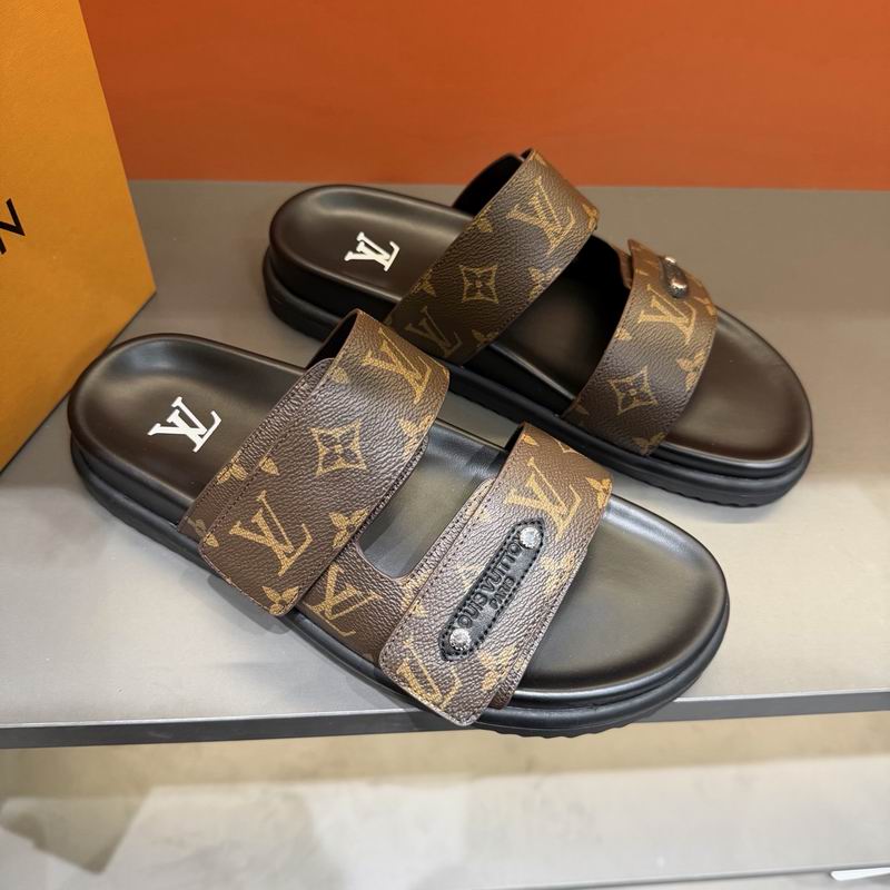 Louis Vuitton Monogram Luxury Slide Sandals
