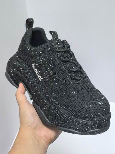 Balenciaga Crystal Rhinestone Sneakers