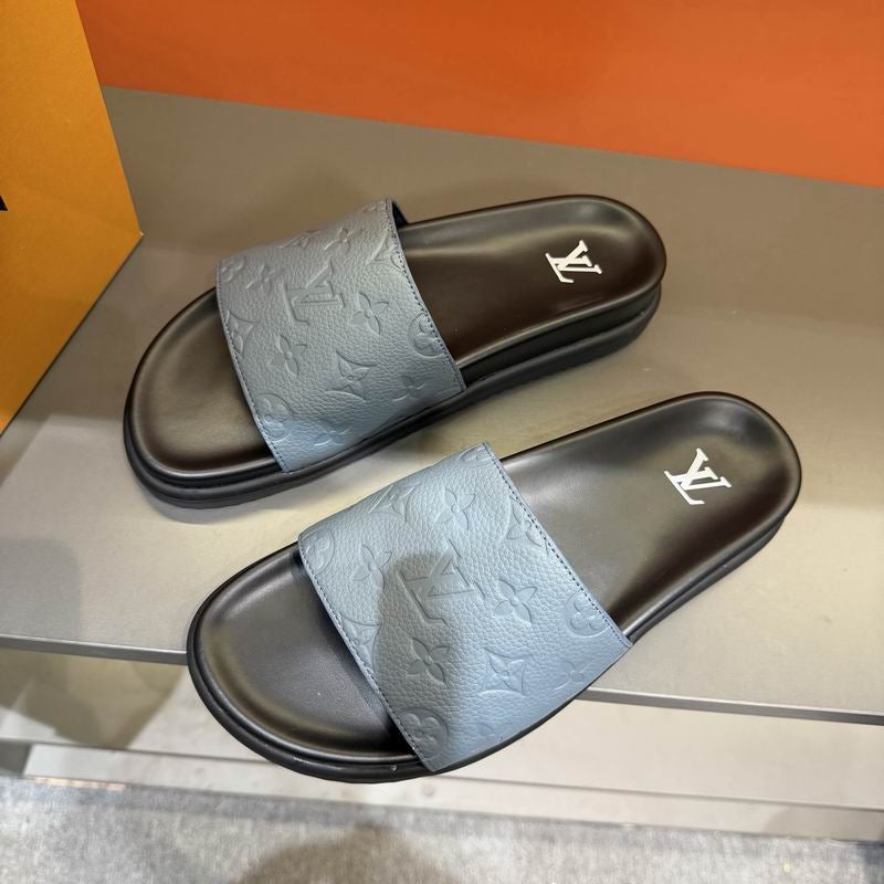 LV Monogram Luxury Slide Sandals