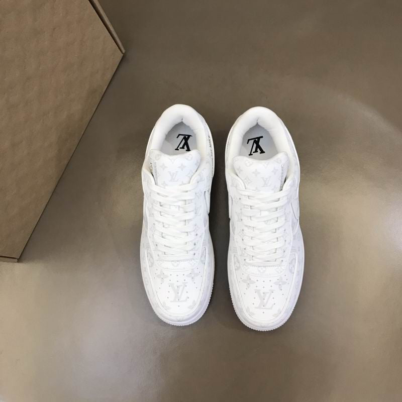 All White Luxury Sneakers – Premium Casual Shoes