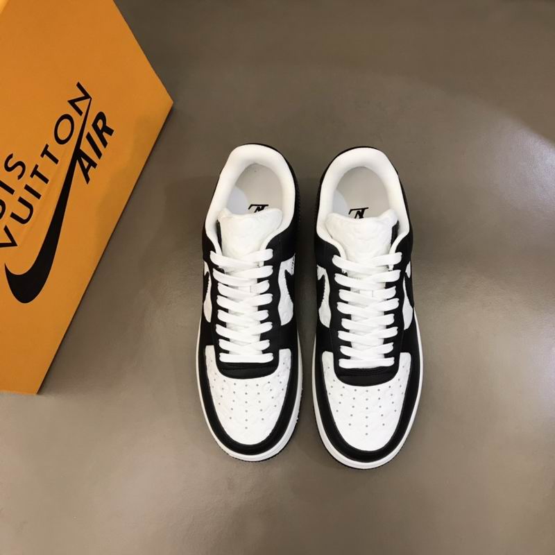 Classic Black & White Sneakers – Premium Casual Shoes