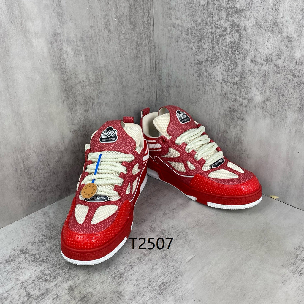 Luxury Red Designer Sneakers