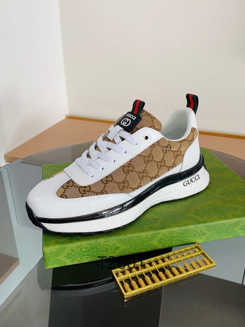 Luxury GG White Runner Sneakers