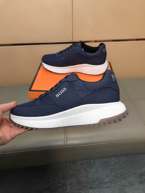 Luxury Navy Blue Boss Sneakers
