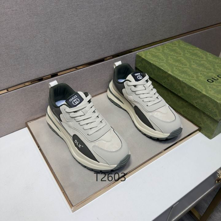 Luxury Grey Runner Sneakers