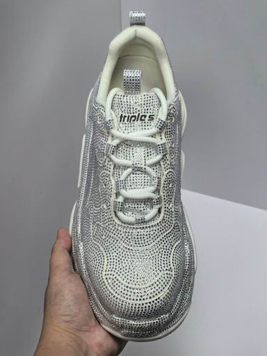 Balenciaga Crystal Rhinestone Sneakers