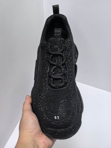 Balenciaga Crystal Rhinestone Sneakers