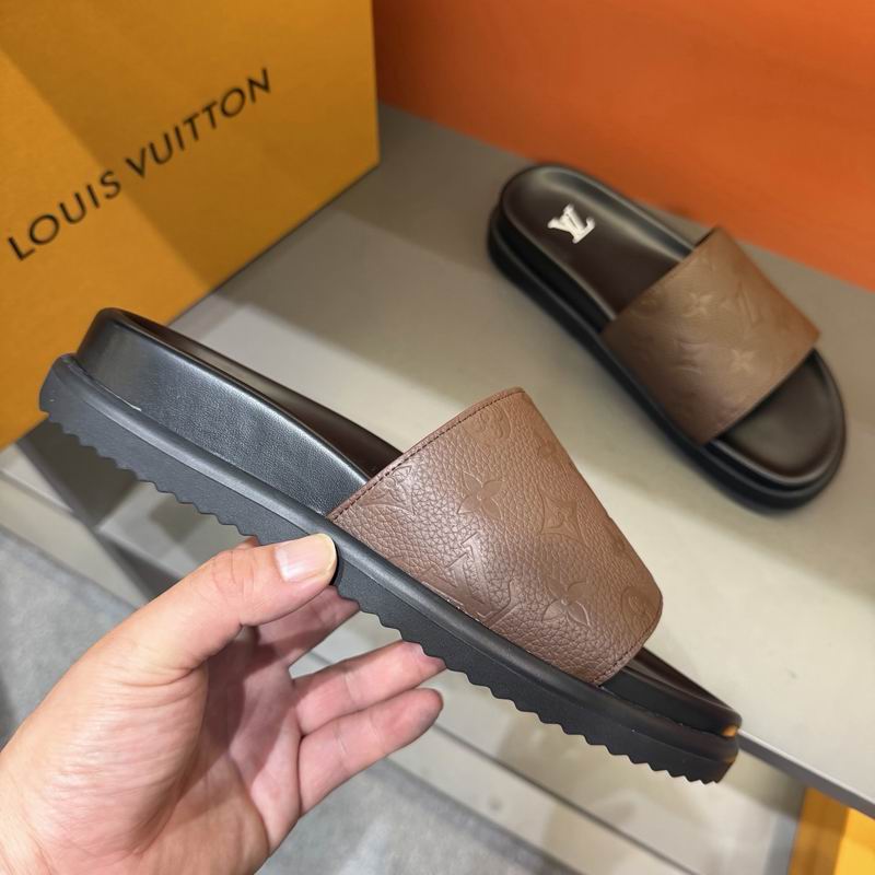LV Monogram Luxury Slide Sandals