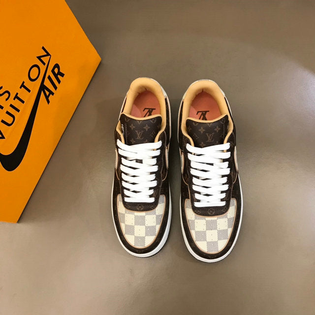 Premium Brown Monogram Luxury Sneakers