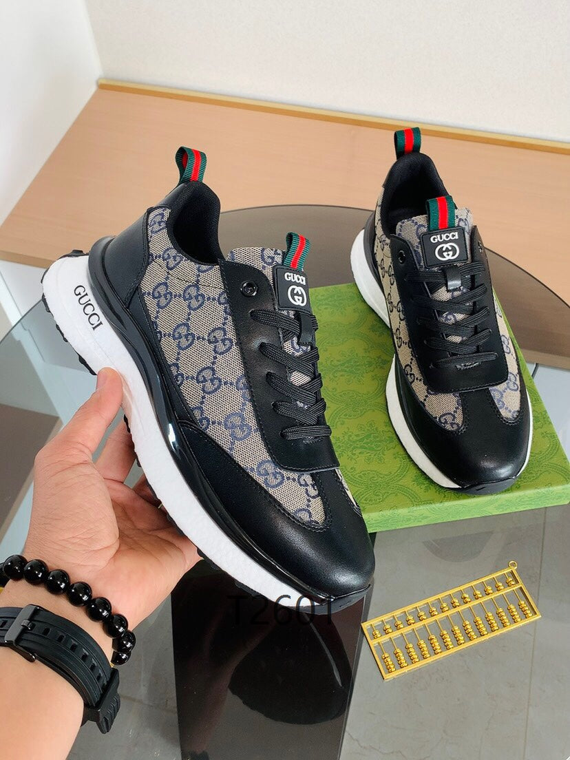 Luxury GG Black Runner Sneakers