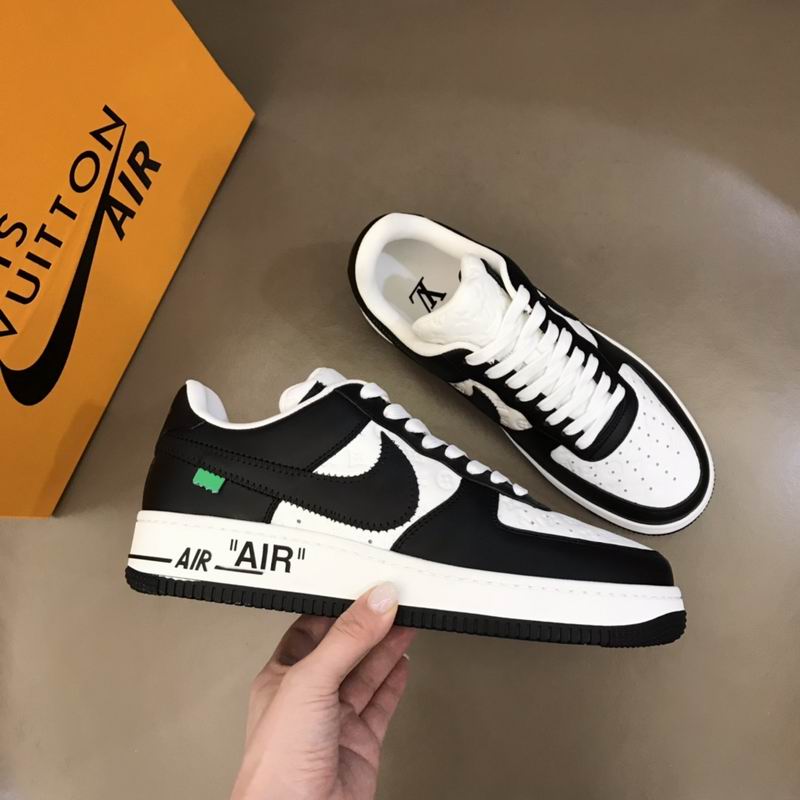 Classic Black & White Sneakers – Premium Casual Shoes