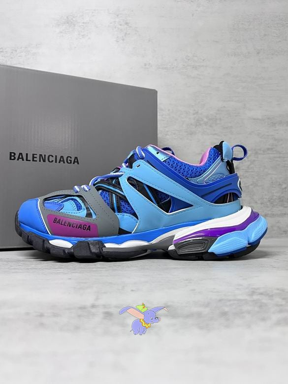 Blue Chunky Luxury Sneakers