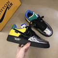 Louis Vuitton x Nike Air Force 1 Multicolor Black Sneakers