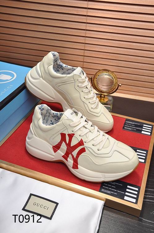 Luxury Chunky NY Sneakers – White & Black