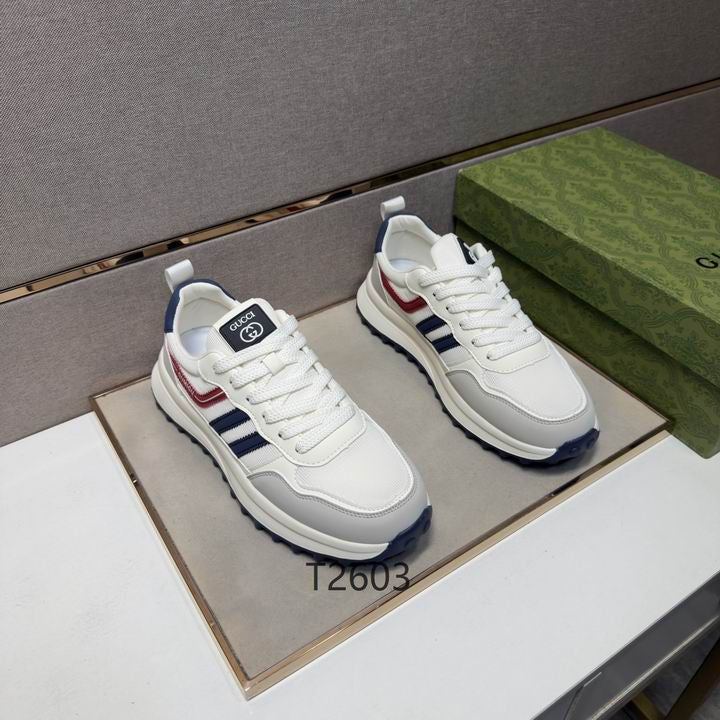 Luxury White Runner Sneakers