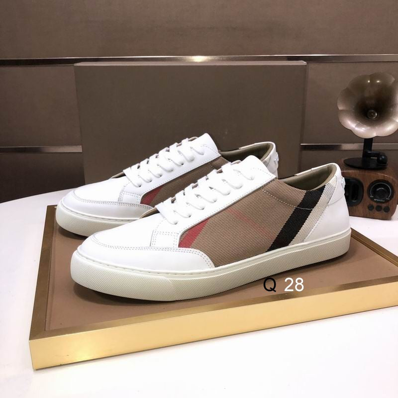 Luxury Check Panel Sneakers