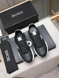 Luxury Black Boss Runner Sneakers