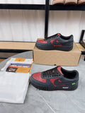 Luxury Black Red Sneakers