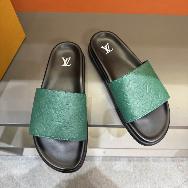 LV Monogram Luxury Slide Sandals