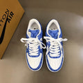 Louis Vuitton x Nike Air Force 1 Blue White Sneakers