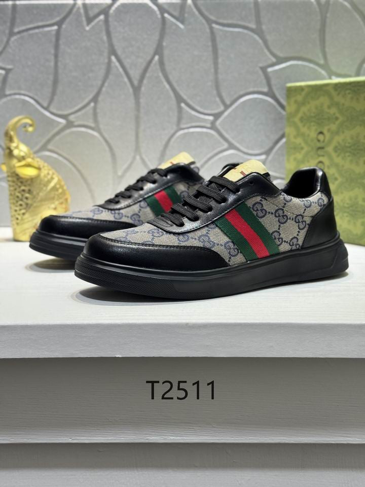 Luxury GG Black Stripe Sneakers