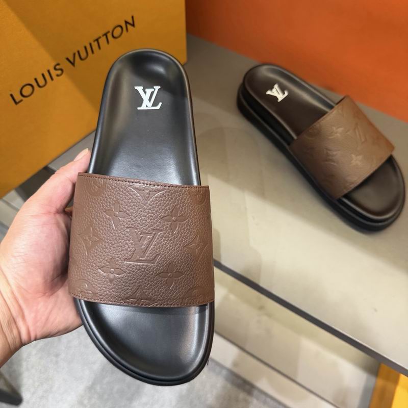 LV Monogram Luxury Slide Sandals