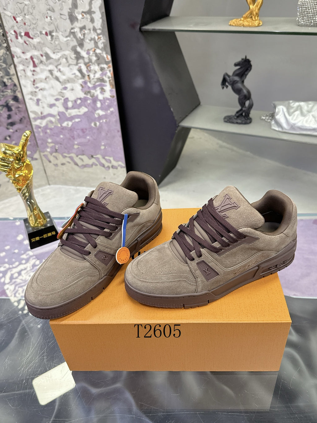 Luxury Brown Designer Sneakers