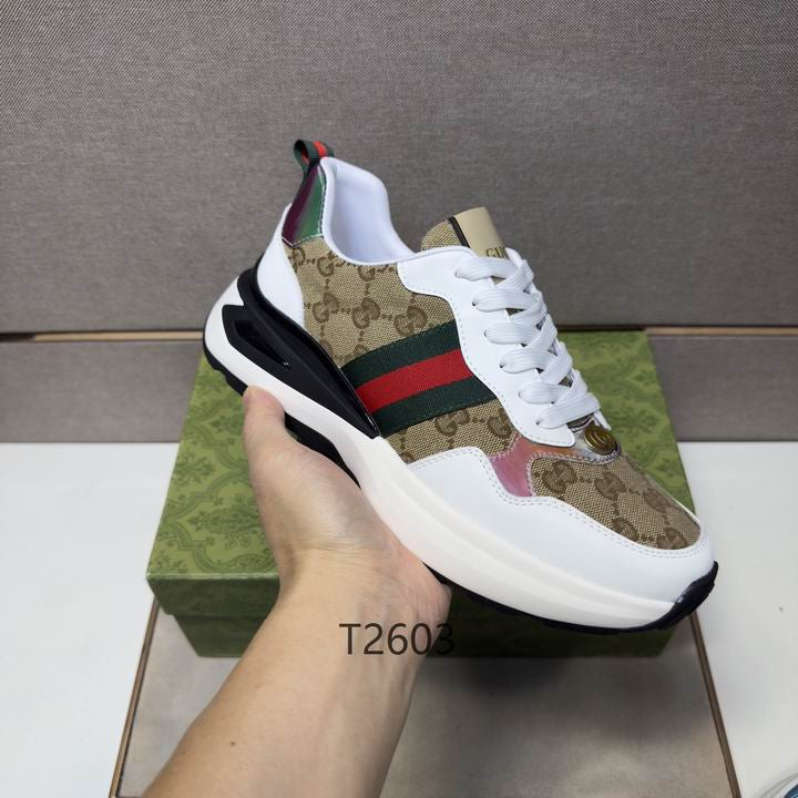 Luxury Beige Runner Sneakers
