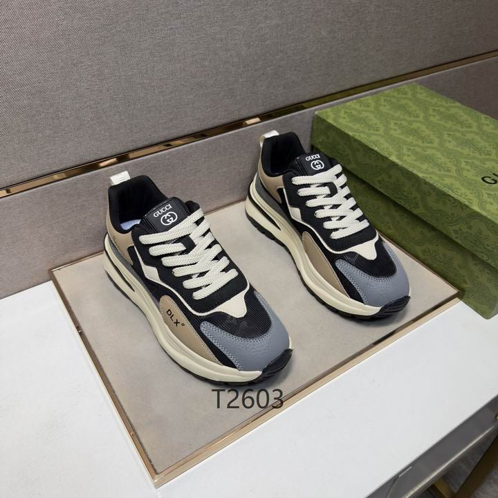 Luxury Black Wave Runner Sneakers