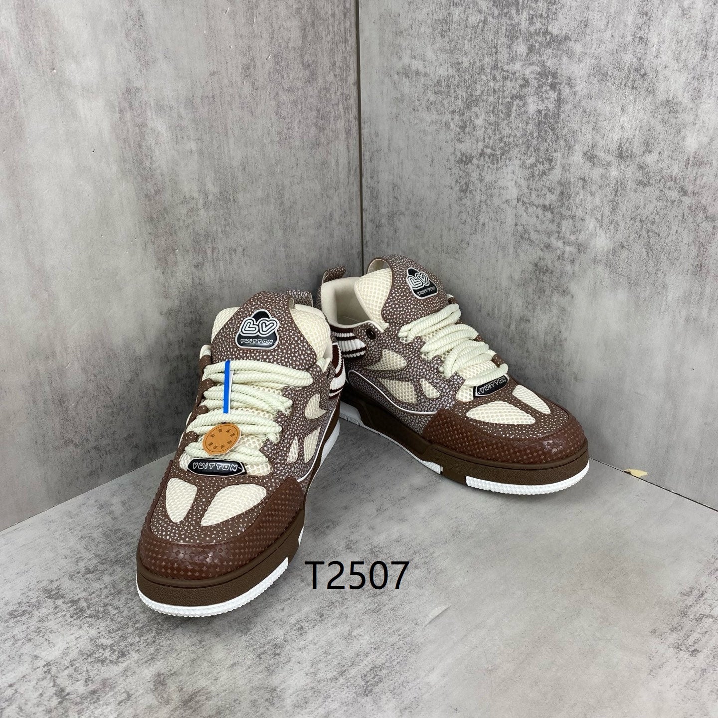 Luxury Brown Designer Sneakers