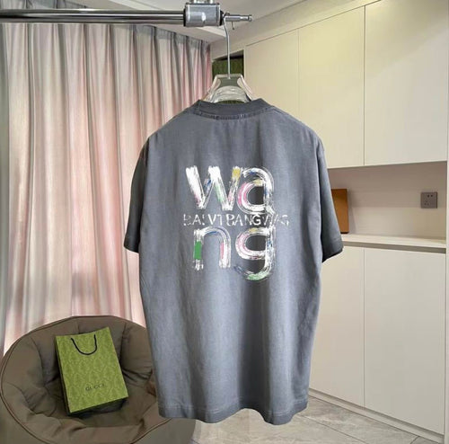 Alexander Wang Grey Minimal Logo T-Shirt