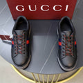 Luxury Black Stripe Designer Sneakers