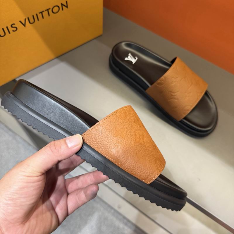 LV Monogram Luxury Slide Sandals