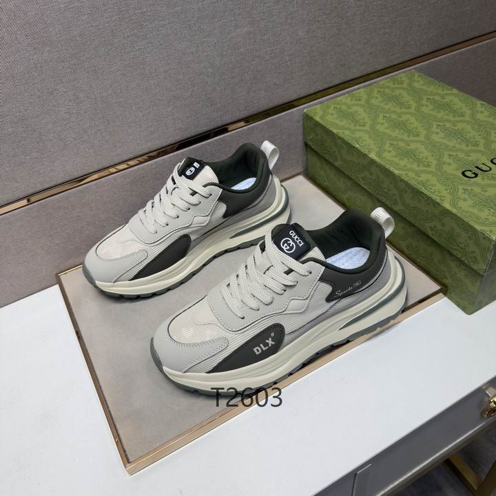 Luxury Grey Runner Sneakers