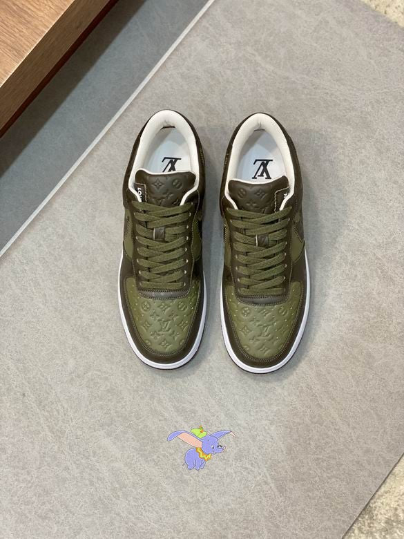 Military Green Air Force Style Sneakers