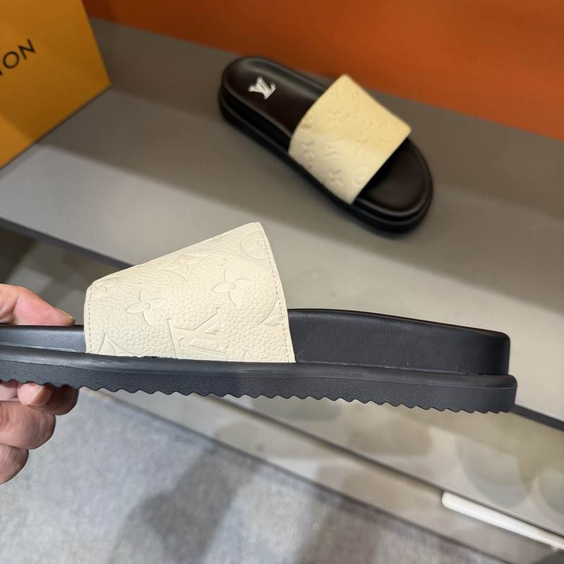 LV Monogram Luxury Slide Sandals