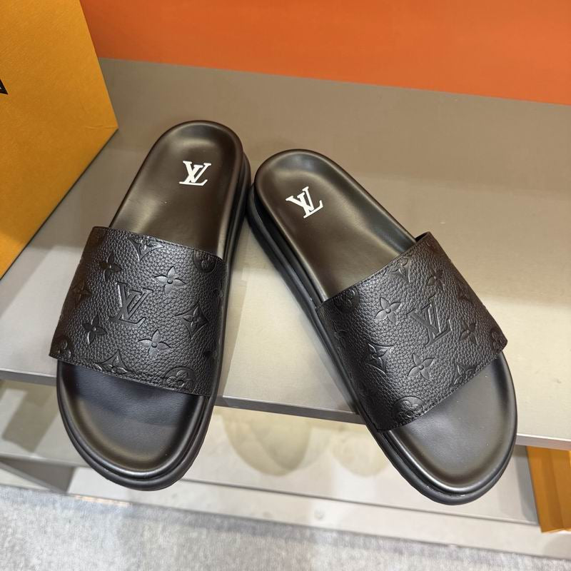 LV Monogram Luxury Slide Sandals
