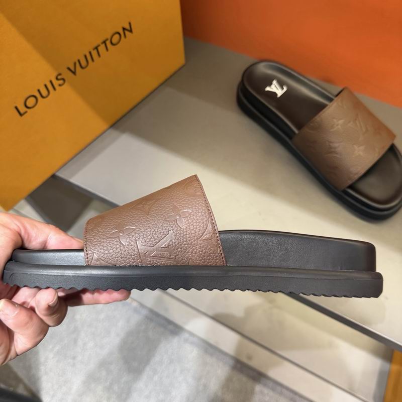 Brown Luxury Designer Slide Sandals