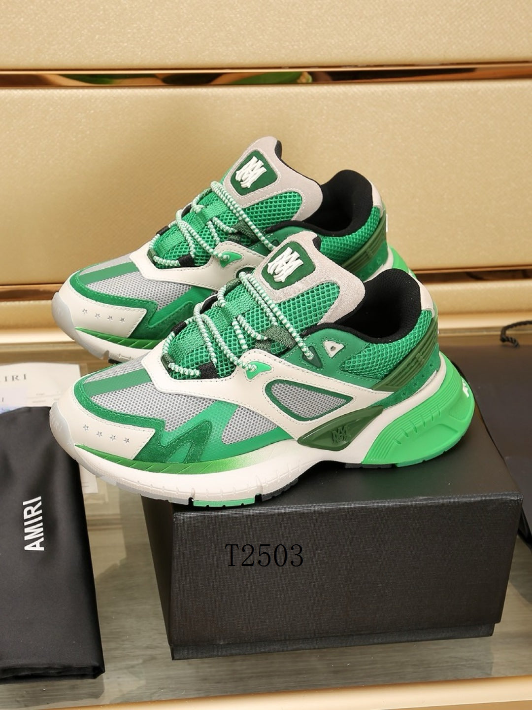 Luxury Green Runner Sneakers