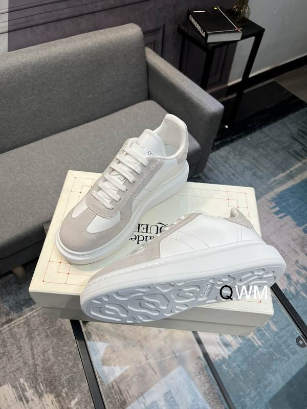 Luxury White Low-Top Sneakers
