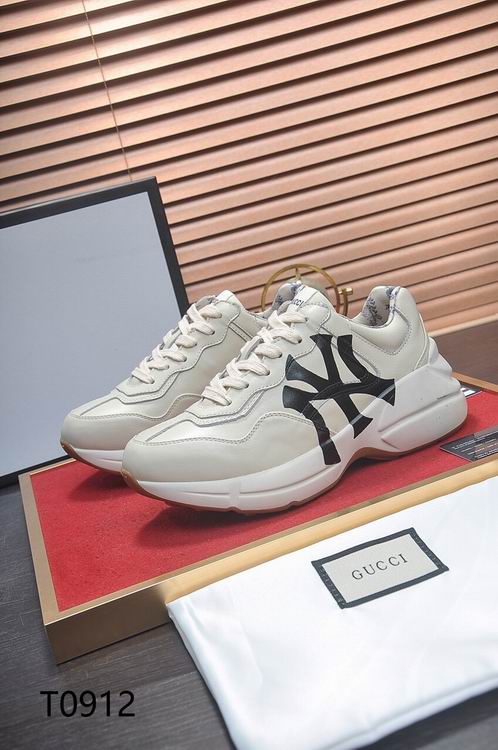 Luxury Chunky NY Sneakers – White & Black