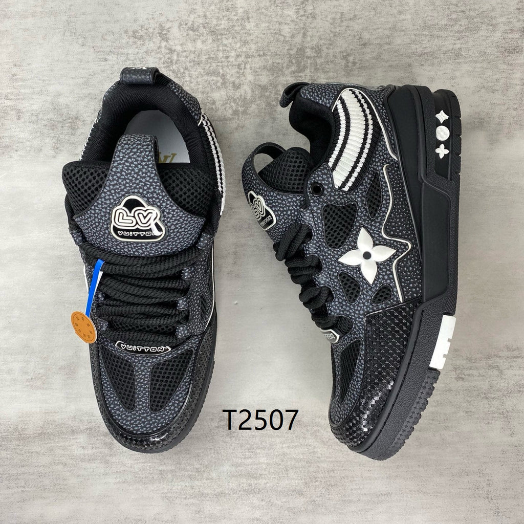 Luxury Black Designer Sneakers