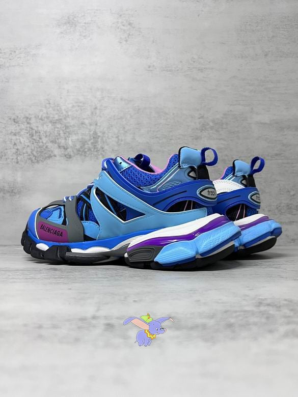 Blue Chunky Luxury Sneakers